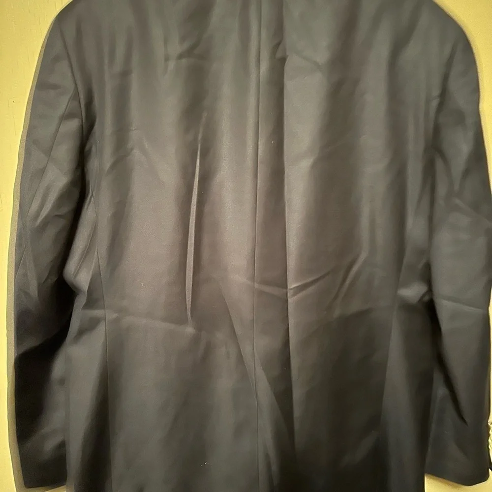 Lauren Ralph Lauren 44R Blue Pure New Wool Blazer Office Career Jacket